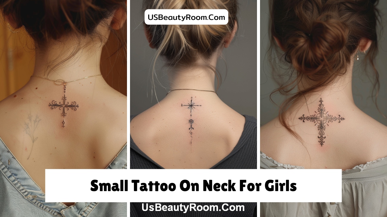 Small Tattoo On Neck For Girls