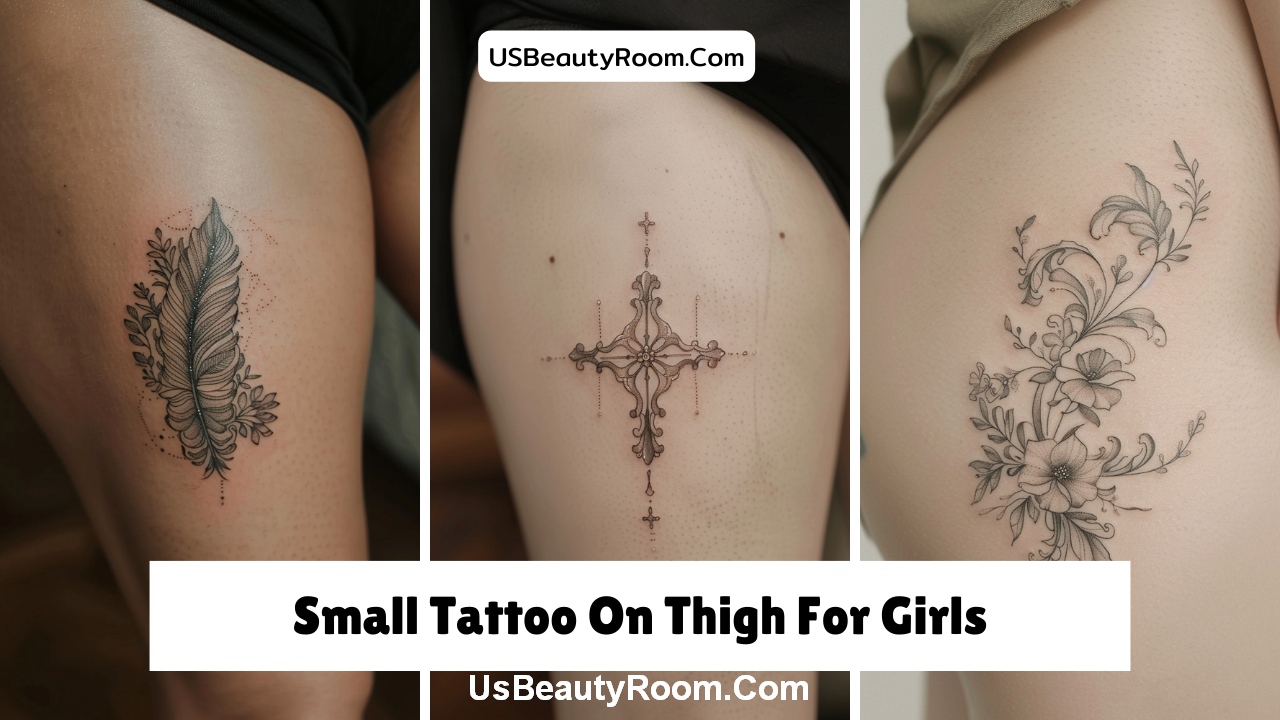 Small Tattoo On Thigh For Girls