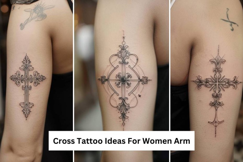 Cross Tattoo Ideas For Women Arm