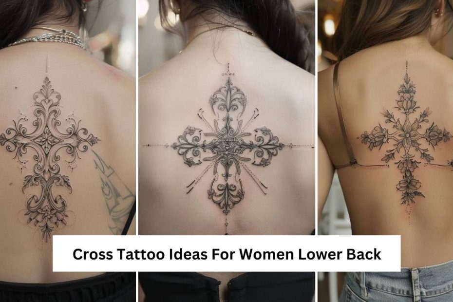 Cross Tattoo Ideas For Women Lower Back